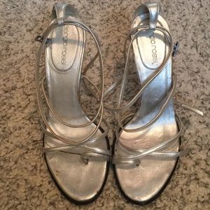 Silver Sergio Rossi Heels